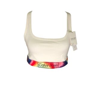 Calvin Klein Reimagined Heritage This is Love Unlined Bralette Medium